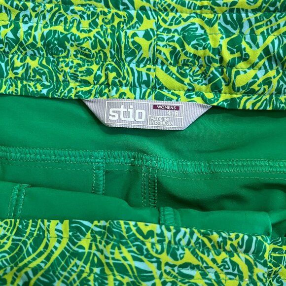 Stio Vibrant Green Pants with Neon Yellow Accent - Picture 7 of 7
